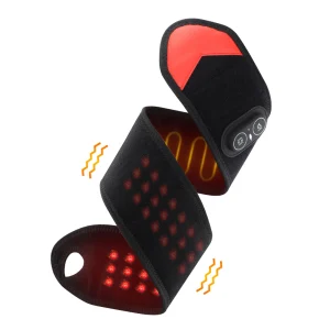 Wireless Electric Heating Hand Wrist Massager 660&850nm Red Light Vibration Hand Massage Wrist Guard Full Body Band Support Belt