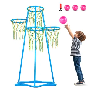 SucceBuy 4-Hoop Kids Basketball
