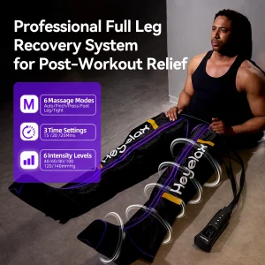 Leg Compression Massager for Circulation and Pain Relief